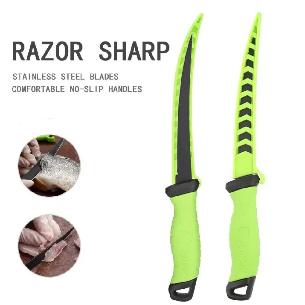 Fishing Knife 6 Inch Fillet Boning Knife Stainless Steel Cleaver Kitchen Professional Fruit Meat Cutting Fishes Slicing Knives