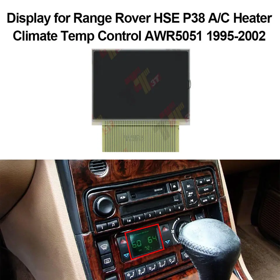 Display for Range Rover HSE P38 A/C Heater Climate Temp Control AWR5051