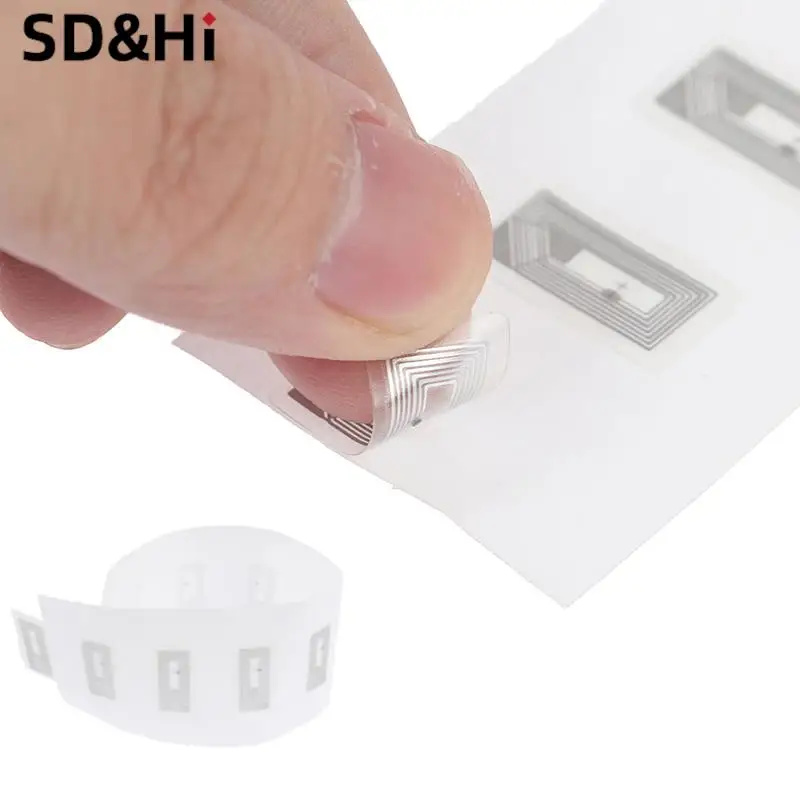 10Pcs NFC Chip Ntag213 Sticker Wet Inlay 2*1cm 13.56MHz RFID NTAG213 Label Tag