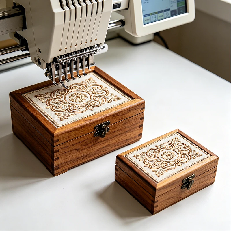 Smart Automatic Embroidery Machine Multi Needle Computerized for Custom Logo Shirt Cap Clothing Small Business Use