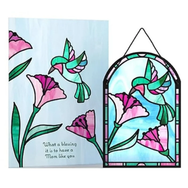 

AB39-Blessing To Have A Mom Like You Bird Suncatcher Card
