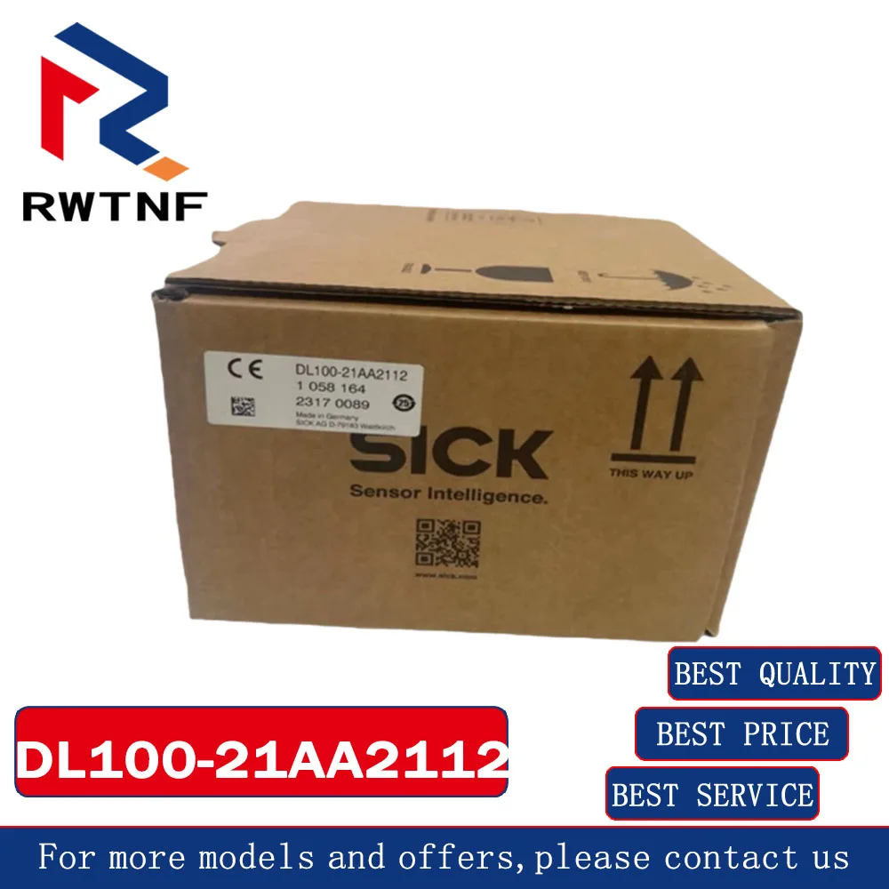 Brand New Genuine DL100-21AA2112 SICK Remote distance sensor Order number:1058164,100% original warehouse stock