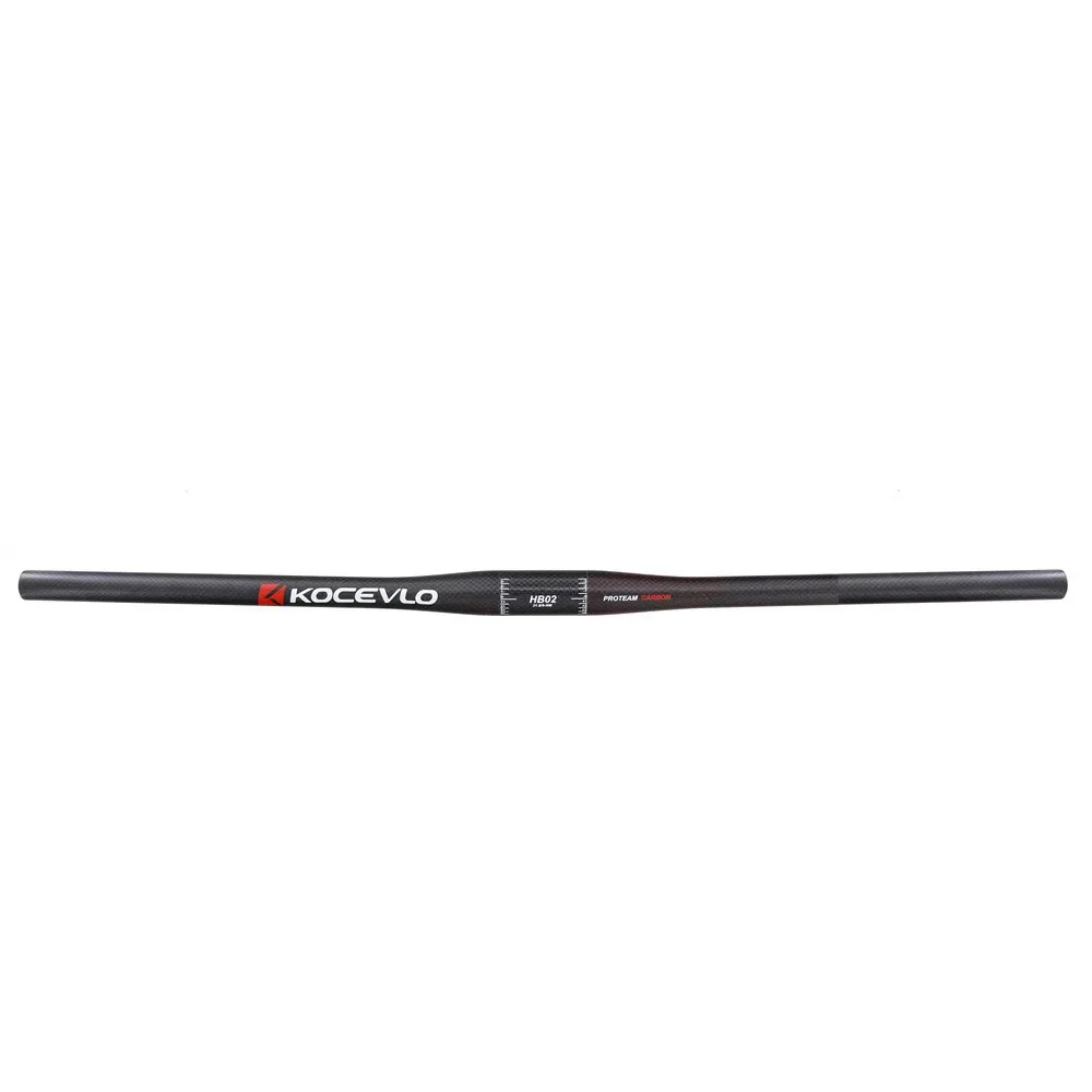 3K Carbon Fiber Bike Handlebar 31.8mm, KOCEVLO HB02 Riser/Straight/U-Shape Flat Bar for MTB Mountain Road Bicycle