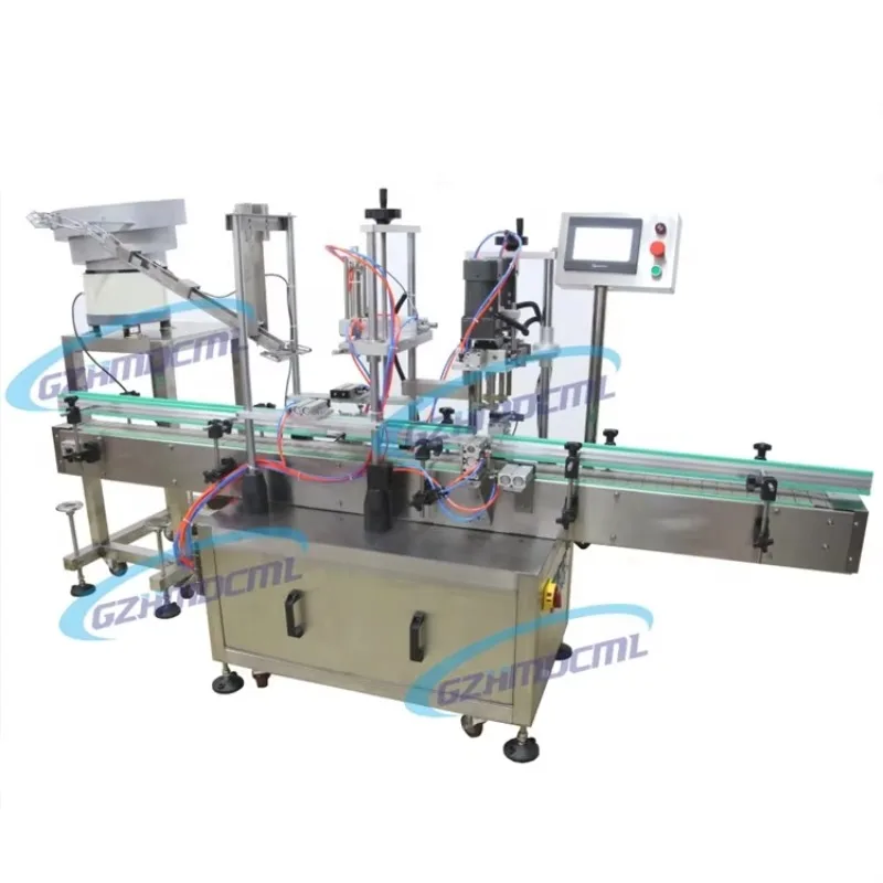 Spray Pump Crown Stelvin Lid Capping Machine