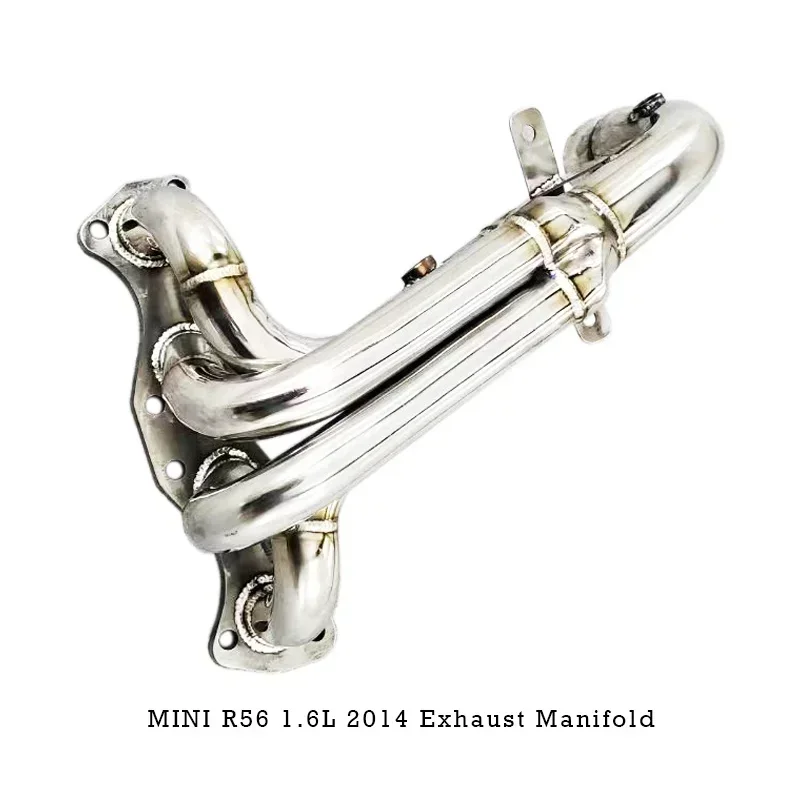 Erster Abschnitt des Wegeriumsverteiler R56 1.6L 2005-2013 Edelstahl High Flow Fallrohr Auspuff Sy