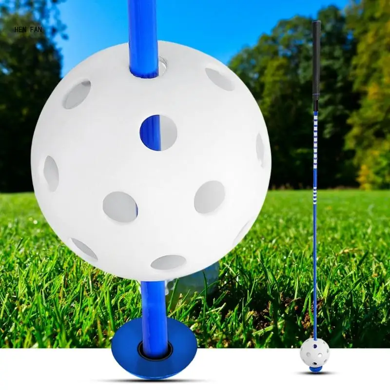 Golfs swing training aids golfs swing trainer para prática golfe aquece vara m89d