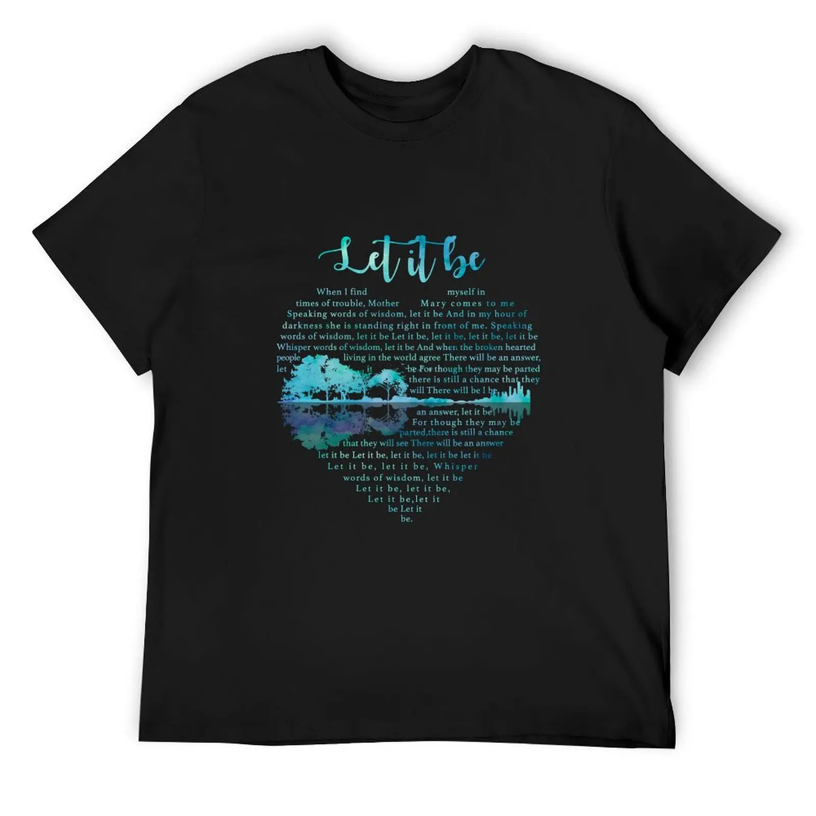 Let it be - Guitarist Gift T-Shirt vintage clothes vintage t shirts fruit of the loom mens t shirts