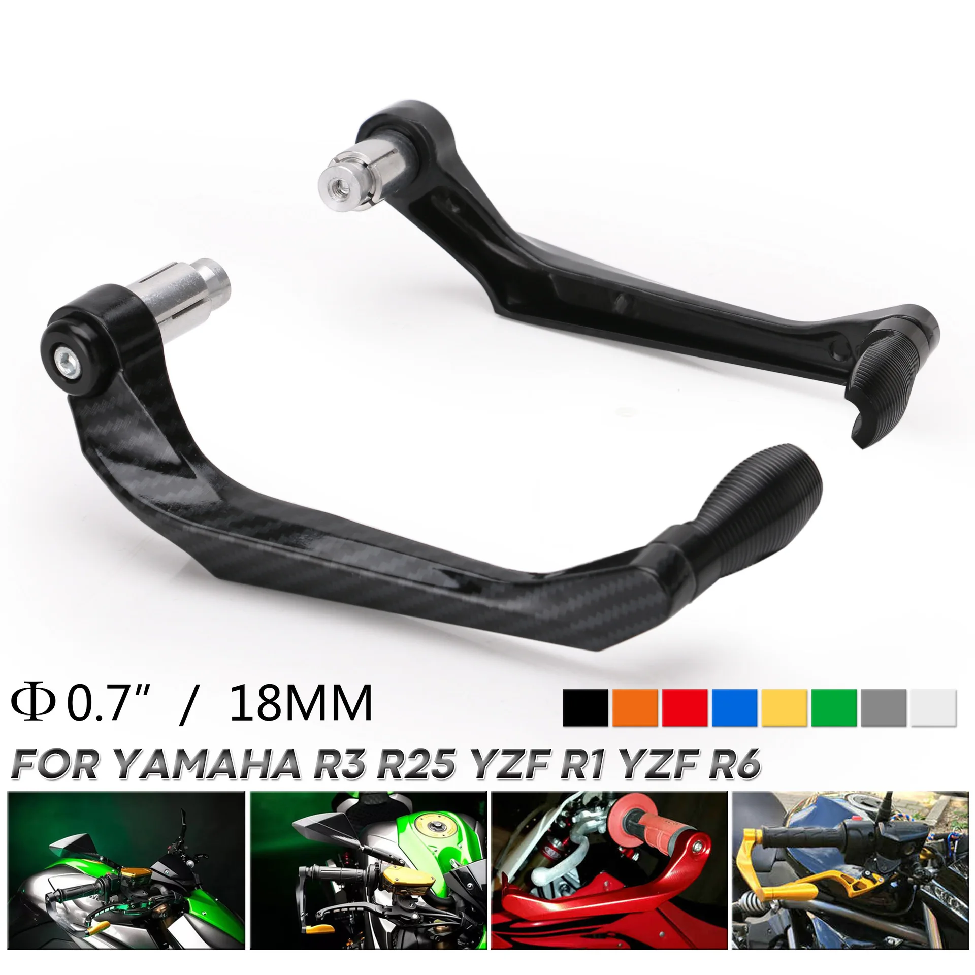 Motorcycle CNC Handguards Hand Guard Motorcycle Modified Parts S for Handlebar Universal Motorbike Brake Clutch Guard Grip