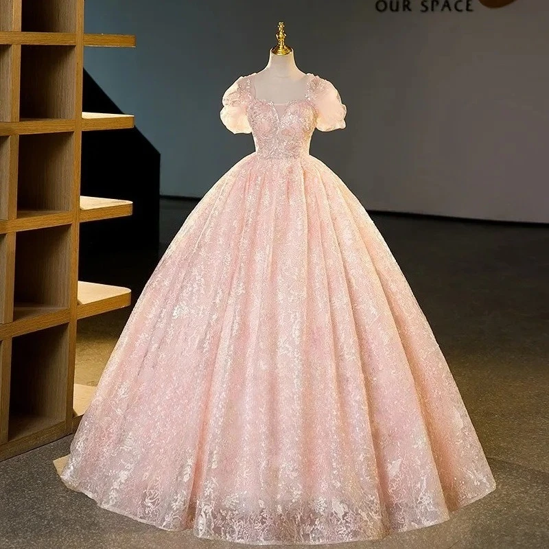 

Новое вечернее платье 2026 года для ведущих небольших банкетов, платье для хоровых выступлений, для церемоний для взрослых, платье для художественных экзаменов, индивидуальный пошив