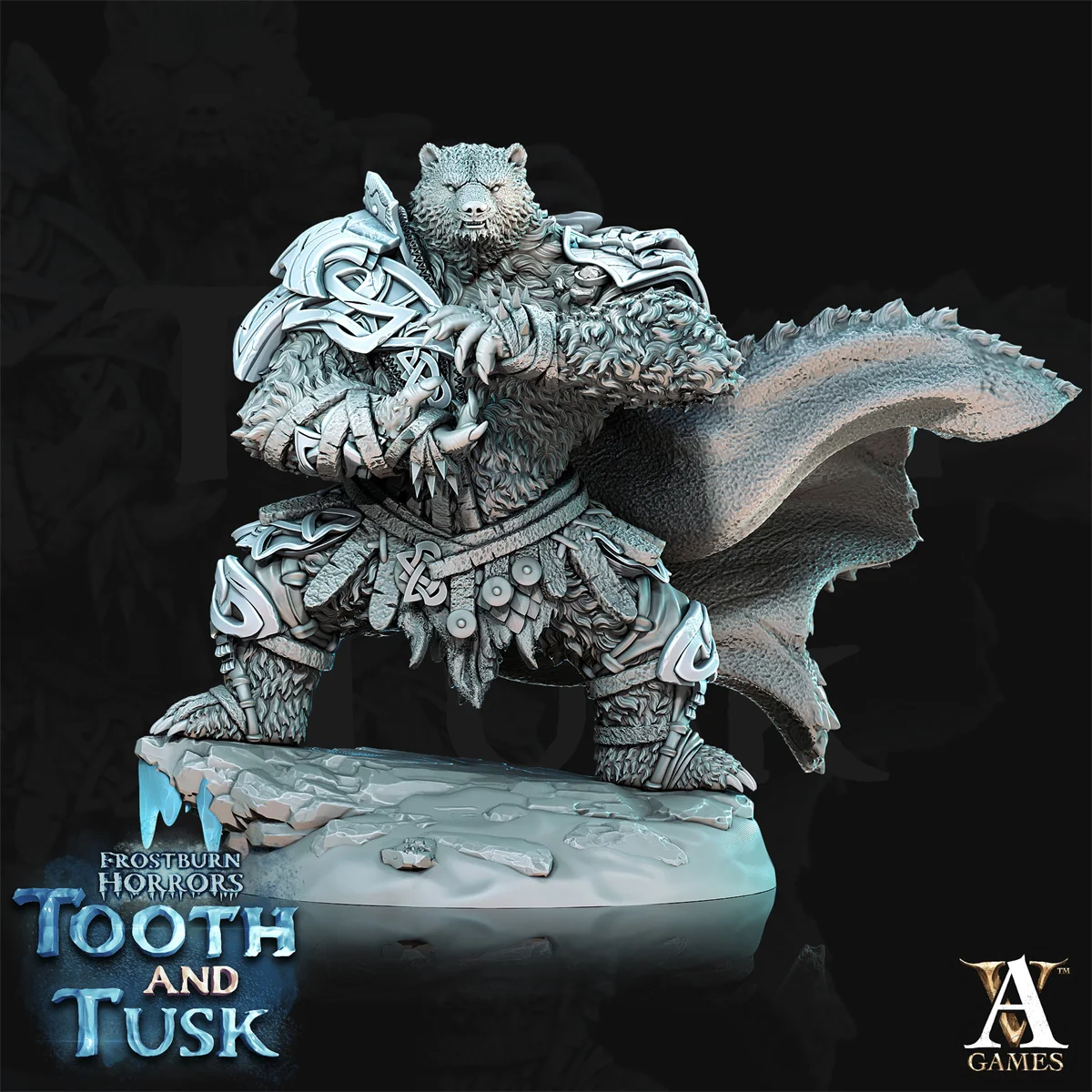 Dnd Miniatures Figures Polar Trolls Bear People Sheep People Owls Seals Dnd Villains 3d Printing