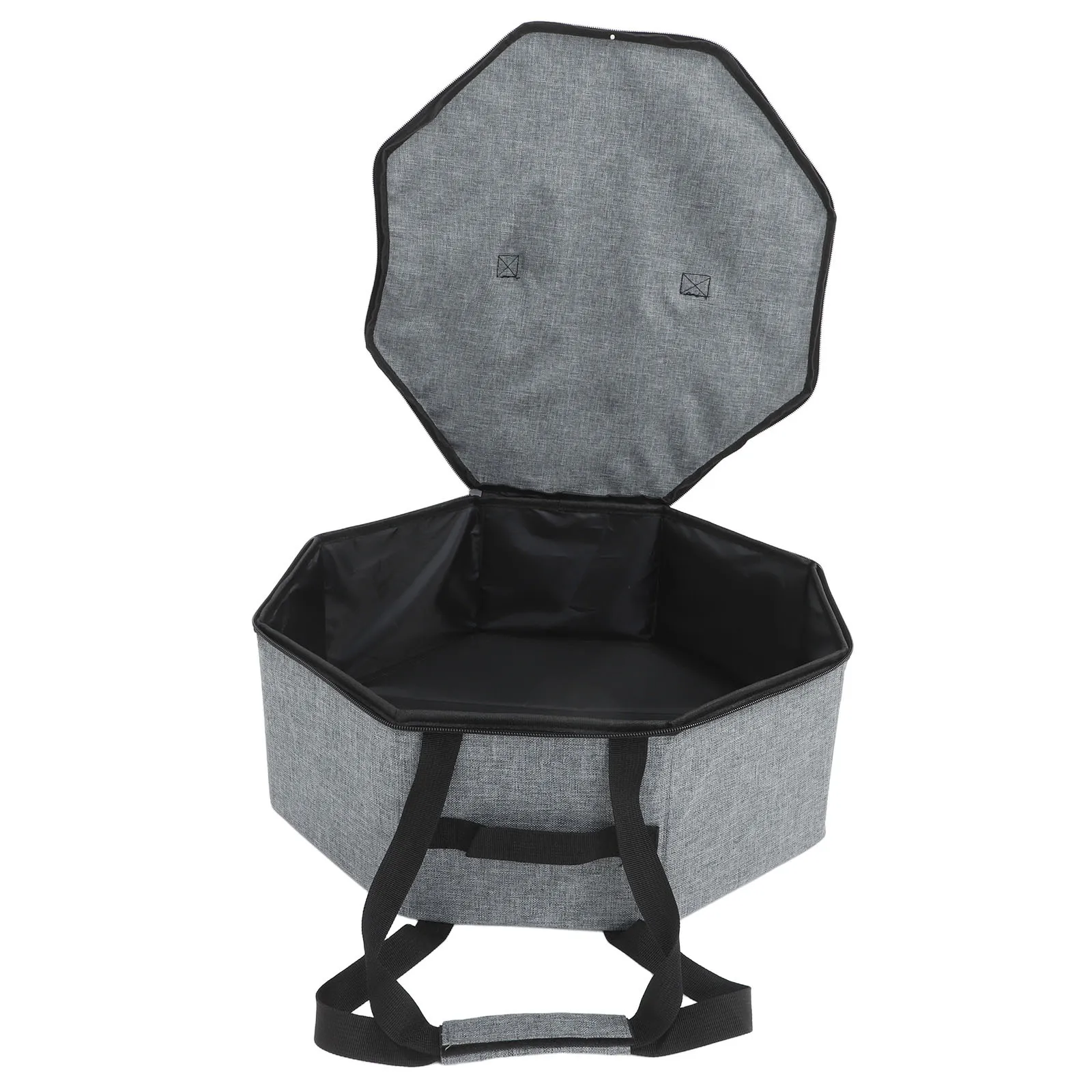 

Large Capacity Foldable Hat Storage Box Organizer Round Lid Dustproof for Travel Camping Cowboy Hats Container