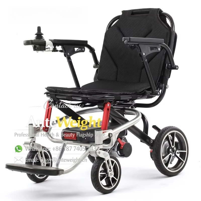 

Edge Easy Folding Aluminum Alloy and Lithium Battery Health Care All Terrain Electric Wheelchair for Handicapped