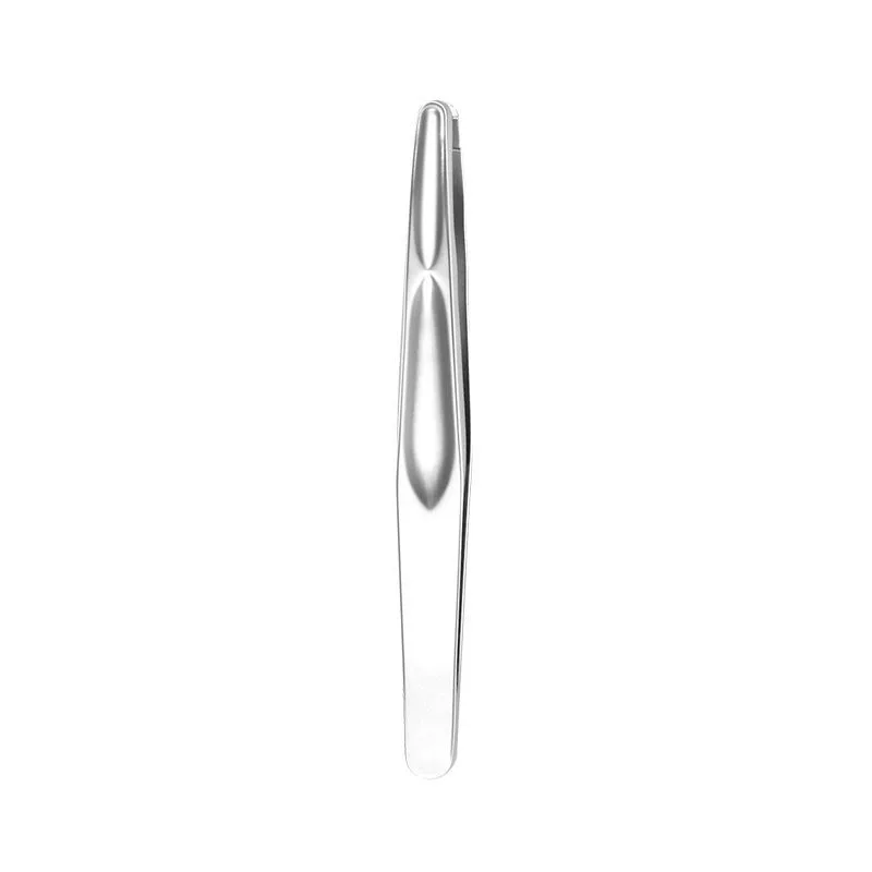 Premium pincet met ronde kop voor wenkbrauwen en gezichtsontharing Naadloze clips Kort haar Precisie baardclip
