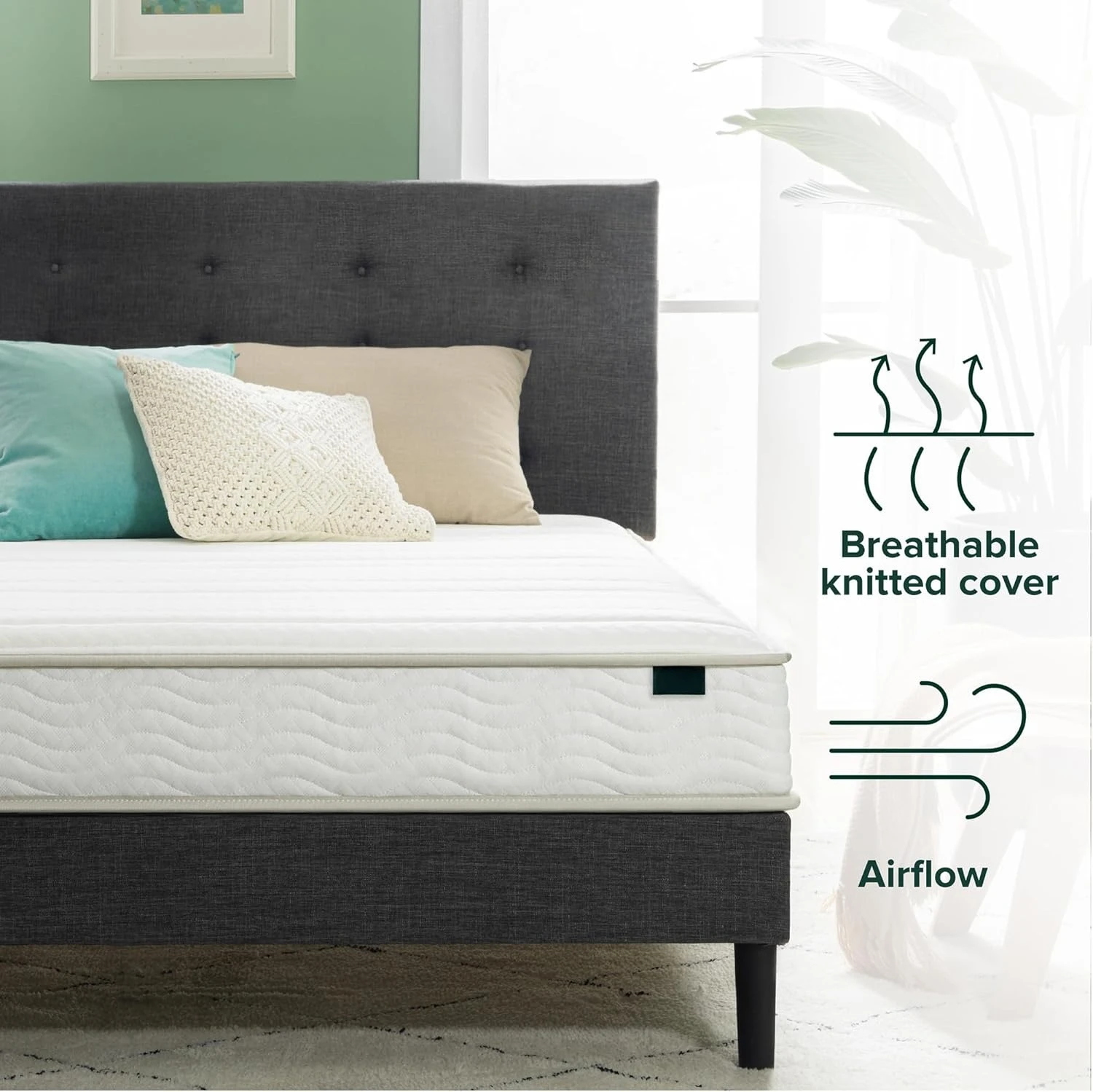 

6 Inch Foam and Spring Hybrid Mattress [New Version], Twin, Medium Firmness, Durable Support, Certified Safe Foams & Fabric