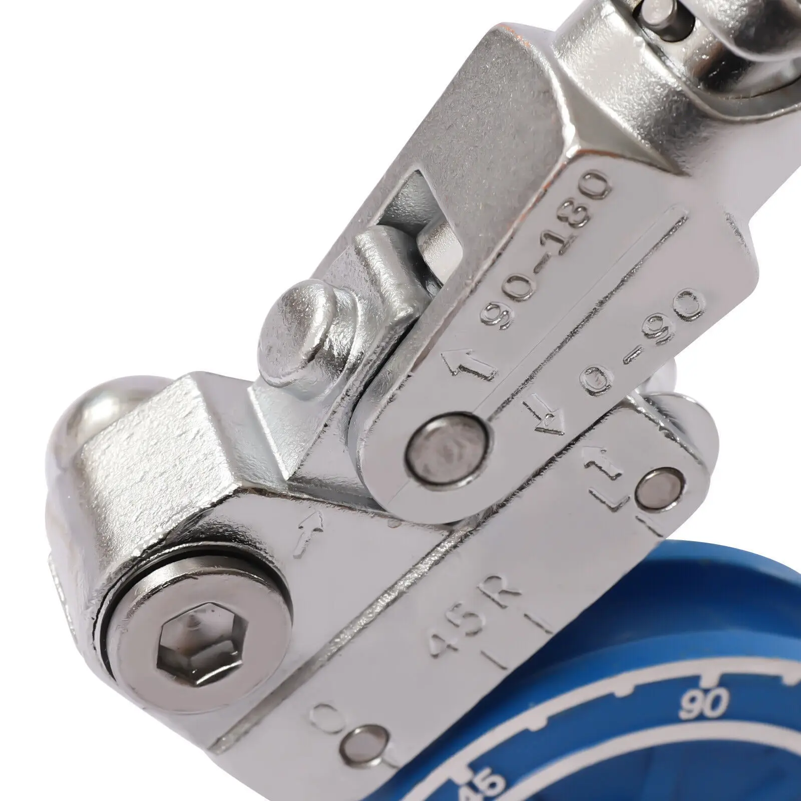 1/2'' Pipe Bending Tool Steel 0~180° Bending Tube Bender W/Anti-skid Handle