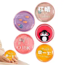 1pcs Reusable Gel Hand Warmer In Winter Cute Cartoon Mini Instant Self-heating Pack Warming Supplies for Bag Backpack Pocket