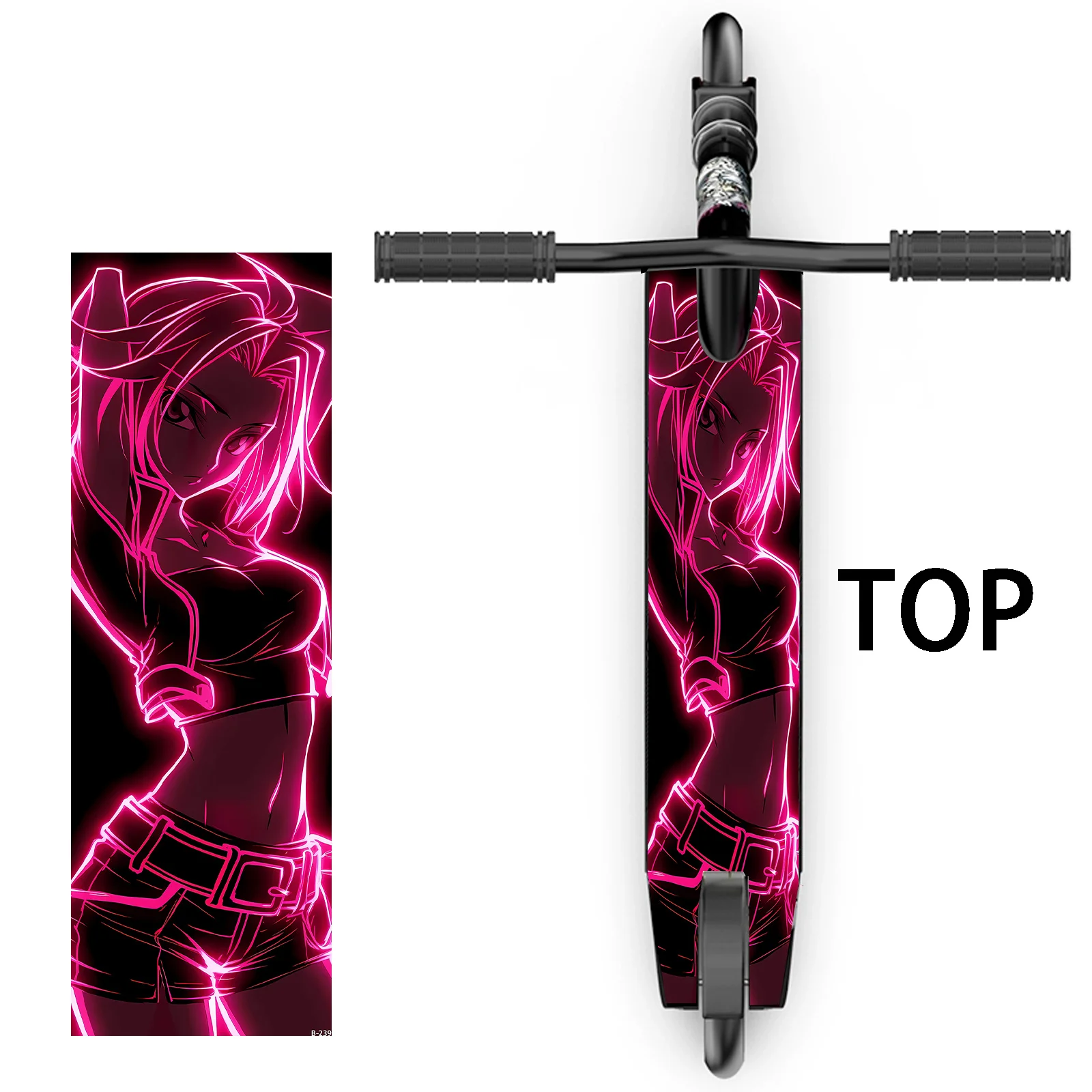 

1 Street Girl Scooter Sticker, Street Style Full of Super Personality, Scooter Decoration Sticker, Scooter DIY Decoration Sticke