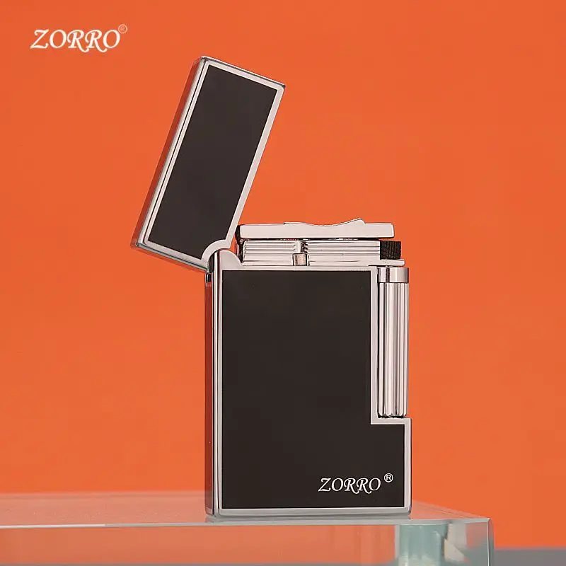 ZORRO Lighter Kerosine Langsheng Side Sliding Grinding Wheel Retro Plated Resin Two Color Personalized Men's Gift