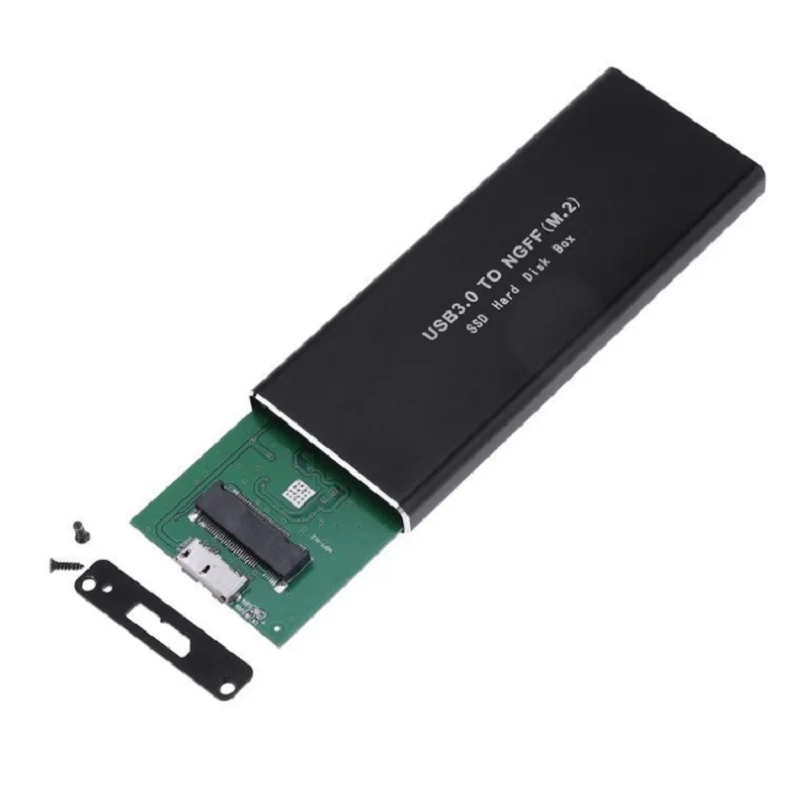 Ngff-外付けハードディスク,m.2ソリッドステート,5gbps ssd,冷却金属ハウジング,2230, 2242, 2260, 2280用usb3.0 pc,モバイルhddハウジング