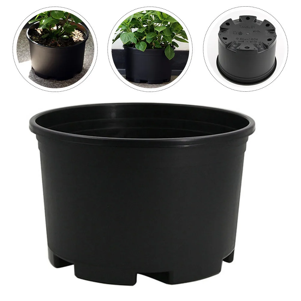 

1pcs Plastic Flower Pots Durable Nursery Plant Pot For Garden Yard Outdoor Use Multipurpose Succulent Planting Container