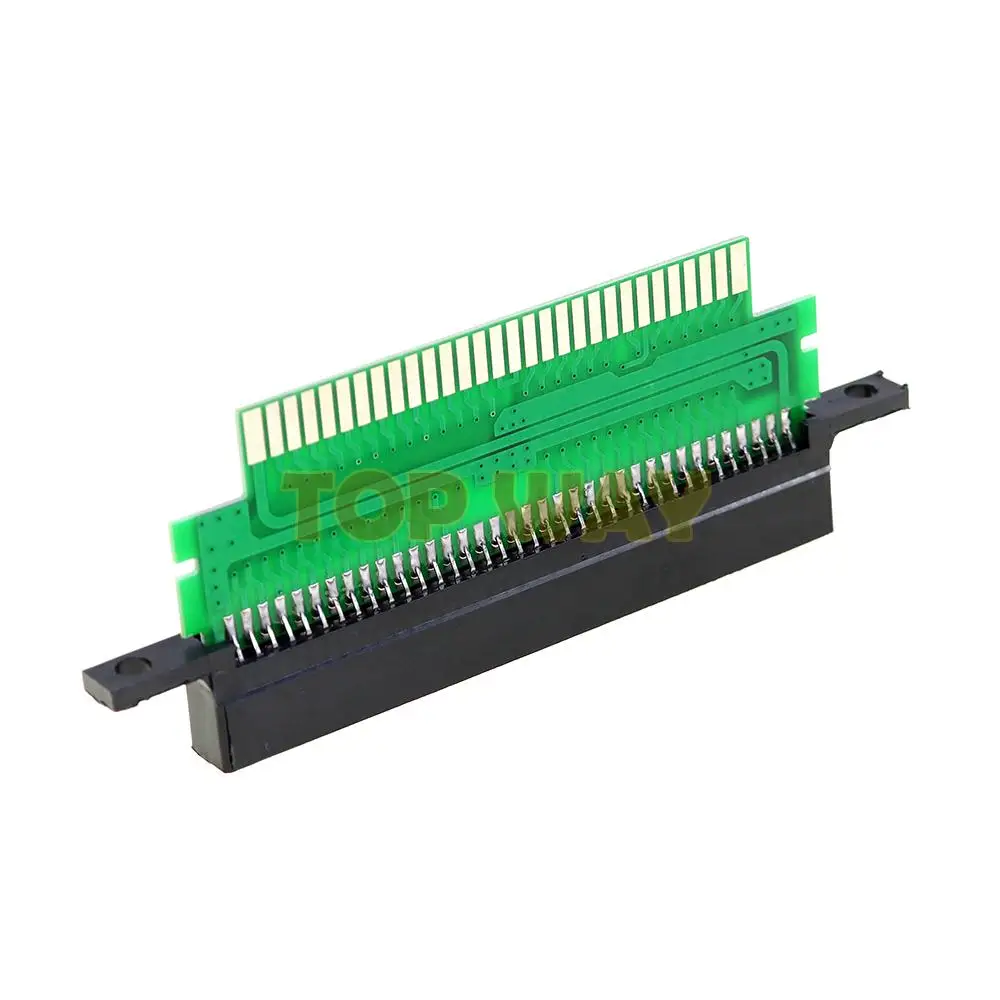 1 шт. для Famicom FC 60 Pin To NES 72 Pin FC NES корзина ярлык боковой адаптер конвертер PCBA с чипом установленным от 72 Pin до 60 Pin