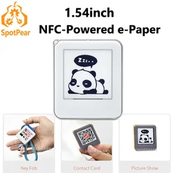 1,54 Zoll passives NFC-E-Paper-BW-Display, E-Ink-Bildschirm, keine batteriebetriebene Datenübertragung erforderlich