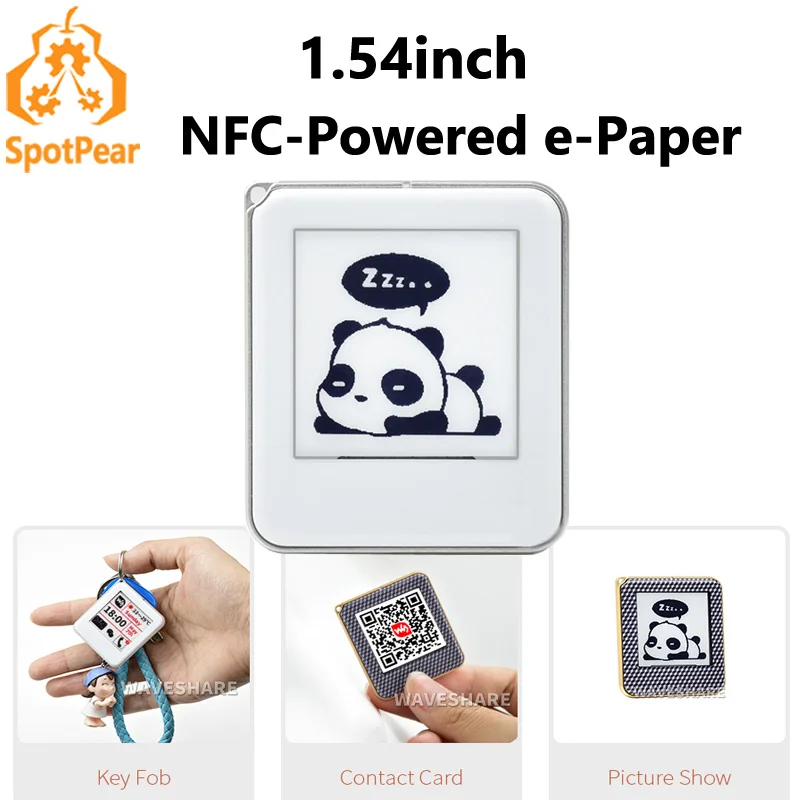 passiva nfc e paper bw display e ink tela nao precisa de bateria transferencia de dados alimentado sem fio 154 01