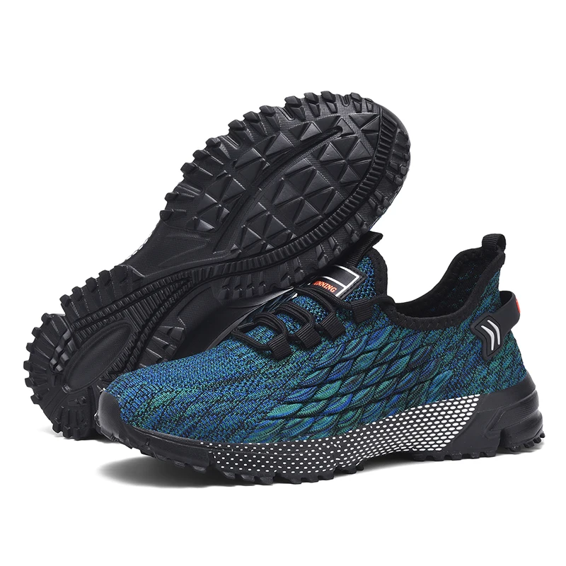 

Весенние новые модные мужские спортивные кроссовки для активного отдыха с амортизацией и поддержкой, универсальные кроссовки для бега, противоскользящие кроссовки для поездок на работу и прогулок.