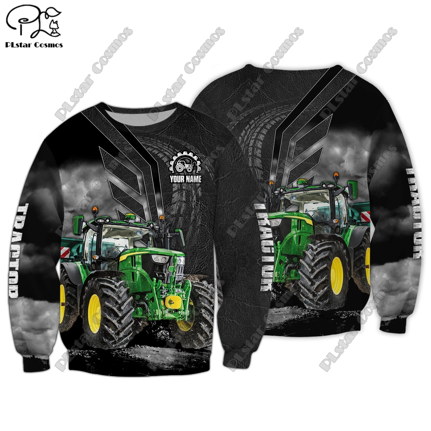 3D printing new car series truck school bus tractor art unisex clothing fun casual hoodie/sweatshirt/zipper/jacket/T-shirt Q-10