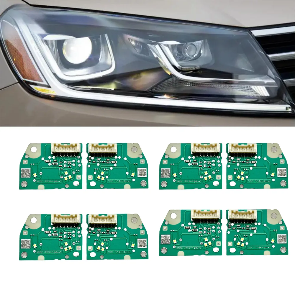 Wholesale LED Boards 196-757-01 196-757-02 For 2015-2017 Volkswagen VW Touareg Daytime Running LIght Brightly White DRL