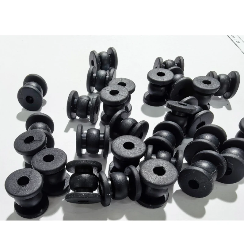 10PCS M3*D12*12 Gimbal Shock Absorbing Ball, 12mm Rubber Coated Buffer Ball for FPV Drone