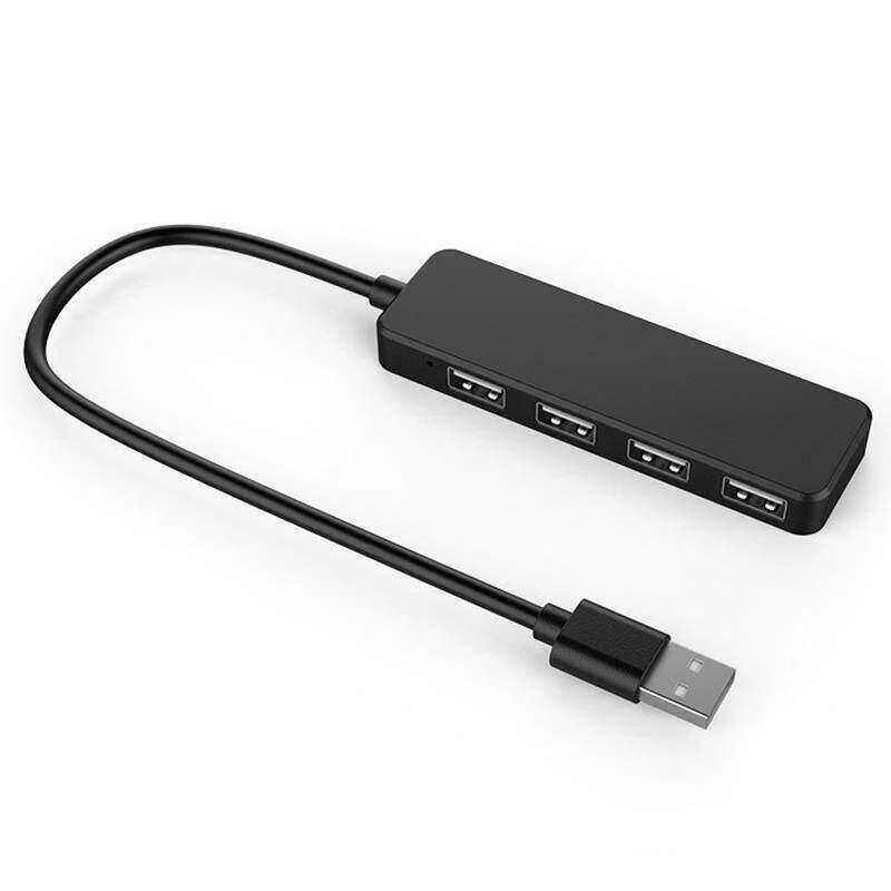 USB 2.0 4 Ports Hub Extension Splitter Adapter for Desktop PC Laptop U disk Keyboard Mouse