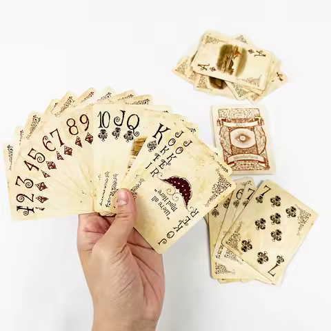 Vintage Style Playing Cards Alice in Game Poker Playing Cards Deck Board Games Retro Poker Set Magic Novelty Present Pokers