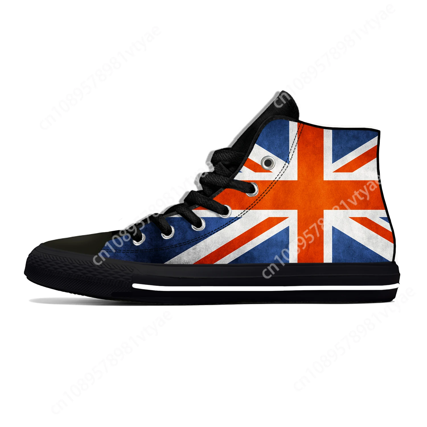 Hot Summer Britain British UK Flag Union Jack United Kingdom Casual Shoes High Top Men Women Cool Sneakers Classic Board Shoes