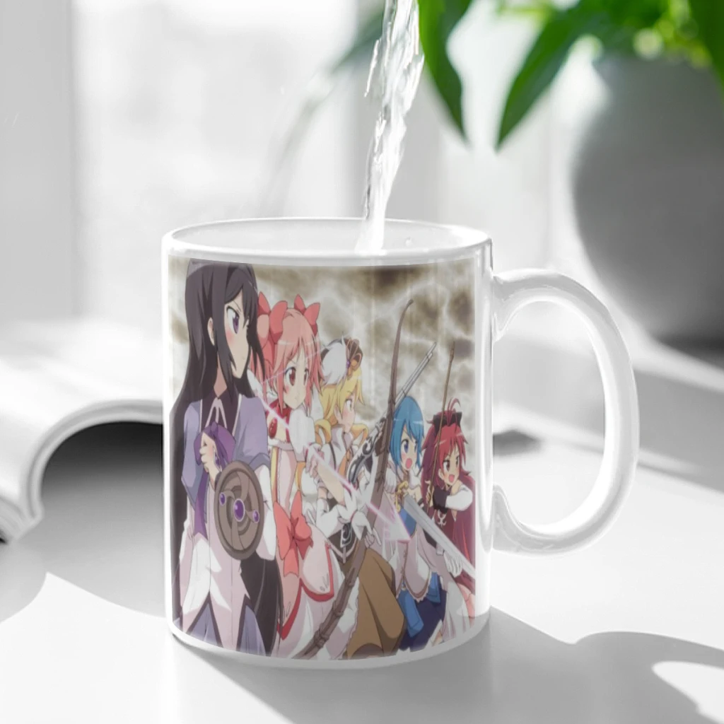 Puella Magi Madoka Magica Ceramic Cup Coffee Oatmeal Breakfast Cup Creative Personality Mug