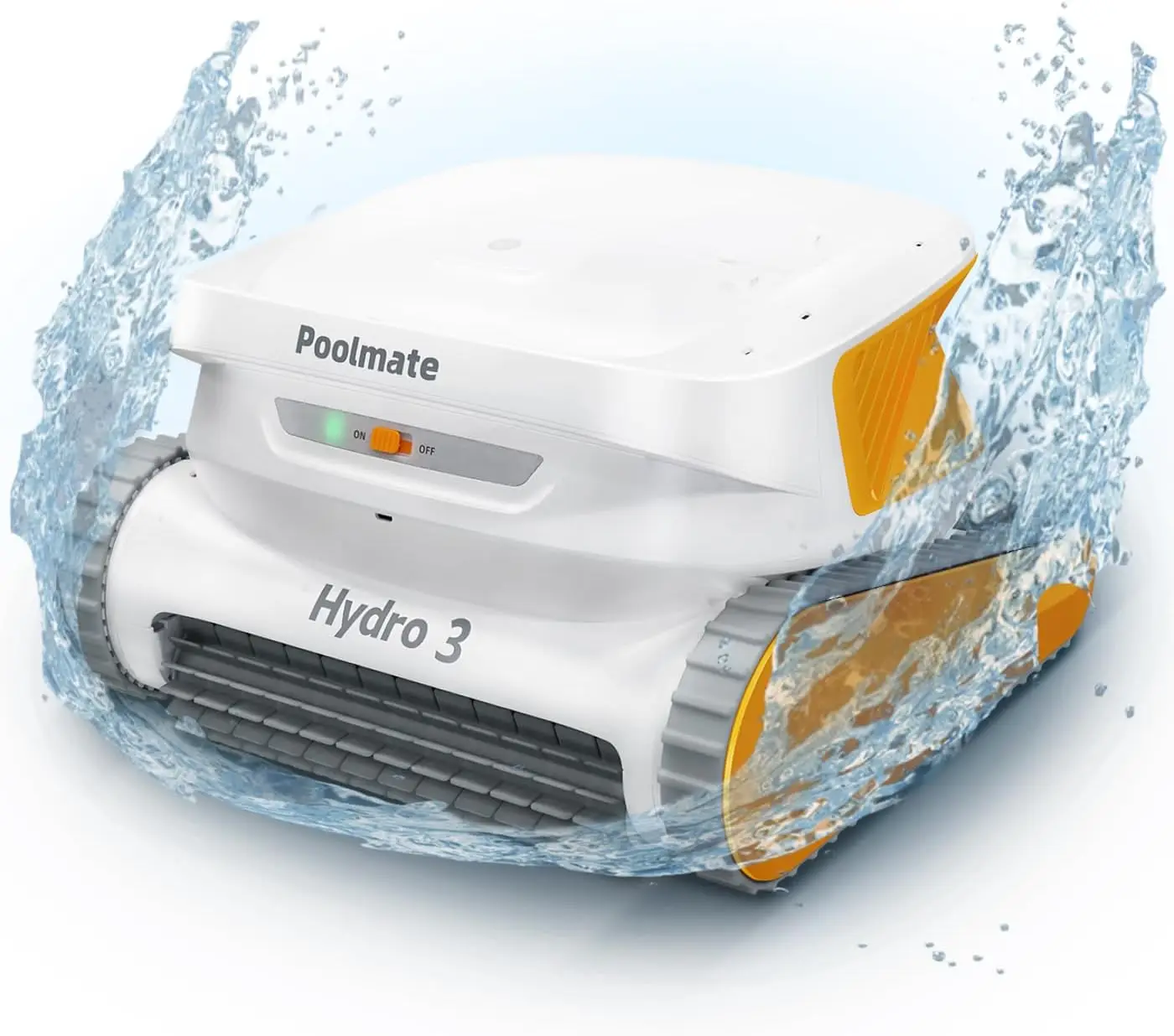 Robotic Pool Cleaner Cordless Pool Vacuum Max 200mins Runtime, 4.1L Filter Basket, Pool Skimmer with Wall Climbing