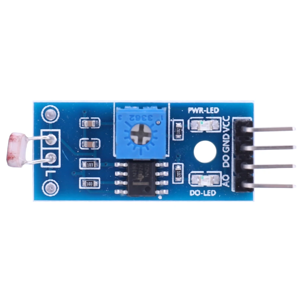 

4Pin Photosensitive Sensor Module 3.5V-5V LM393 Sensitivity Light Sensor Module Light Sensitive Sensor for Arduino DIY Kit