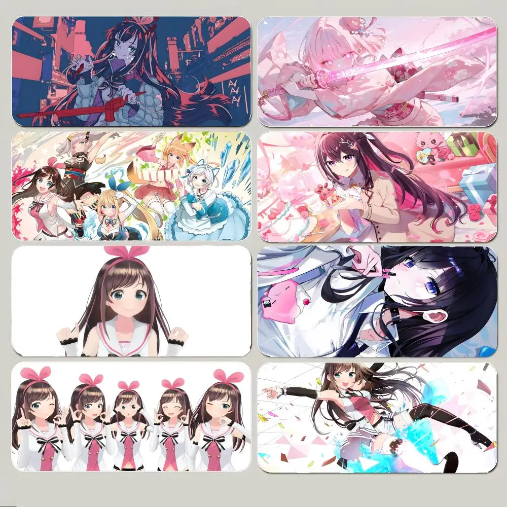 Virtual Kizuna AIs Mouse Pad Large Gaming Mousepad with Thick Stitched Edge Non-Slip Desk Mat