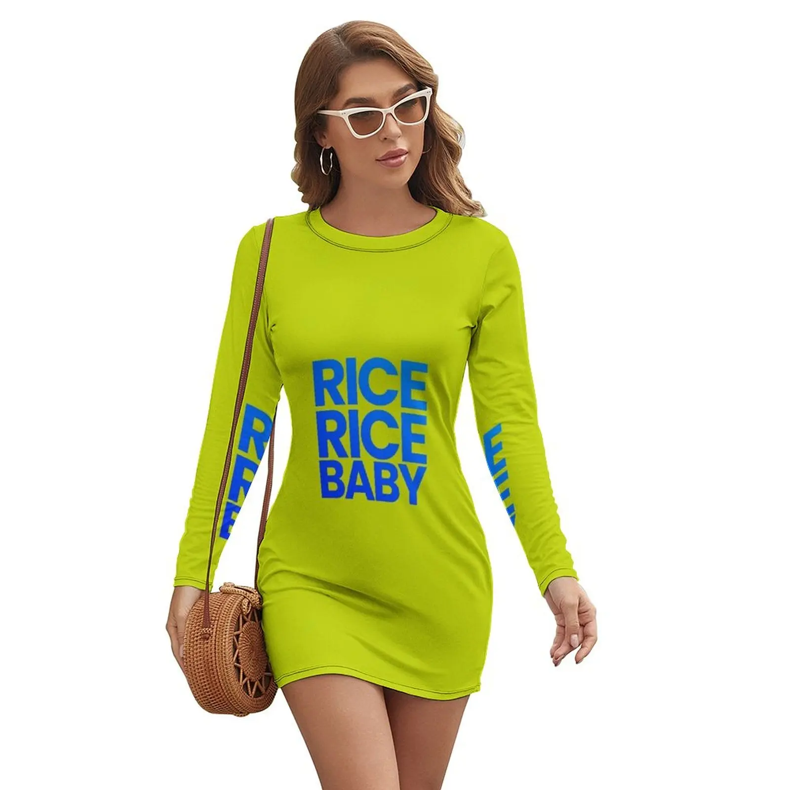 

RICE RICE BABY Long-sleeved Dress summer dresses elegant and pretty women's dresses Clothing