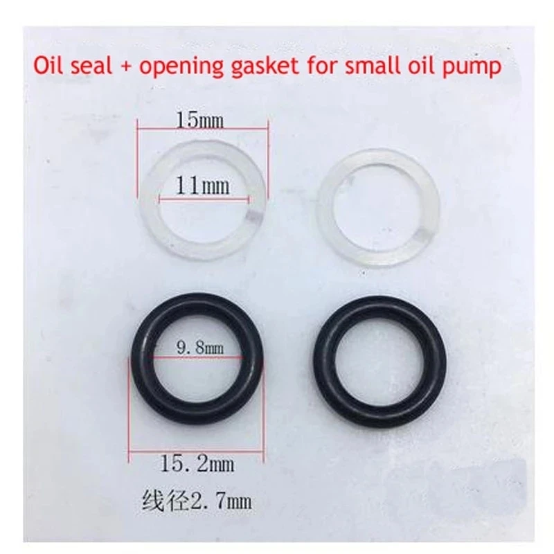 Double PumpOil pumpHorizontal DoublePump Jack Cylinder AirPump Seal Ring 4pcs