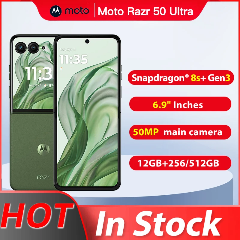 New Original Motorola Moto Razr 50 Ultra 6.9