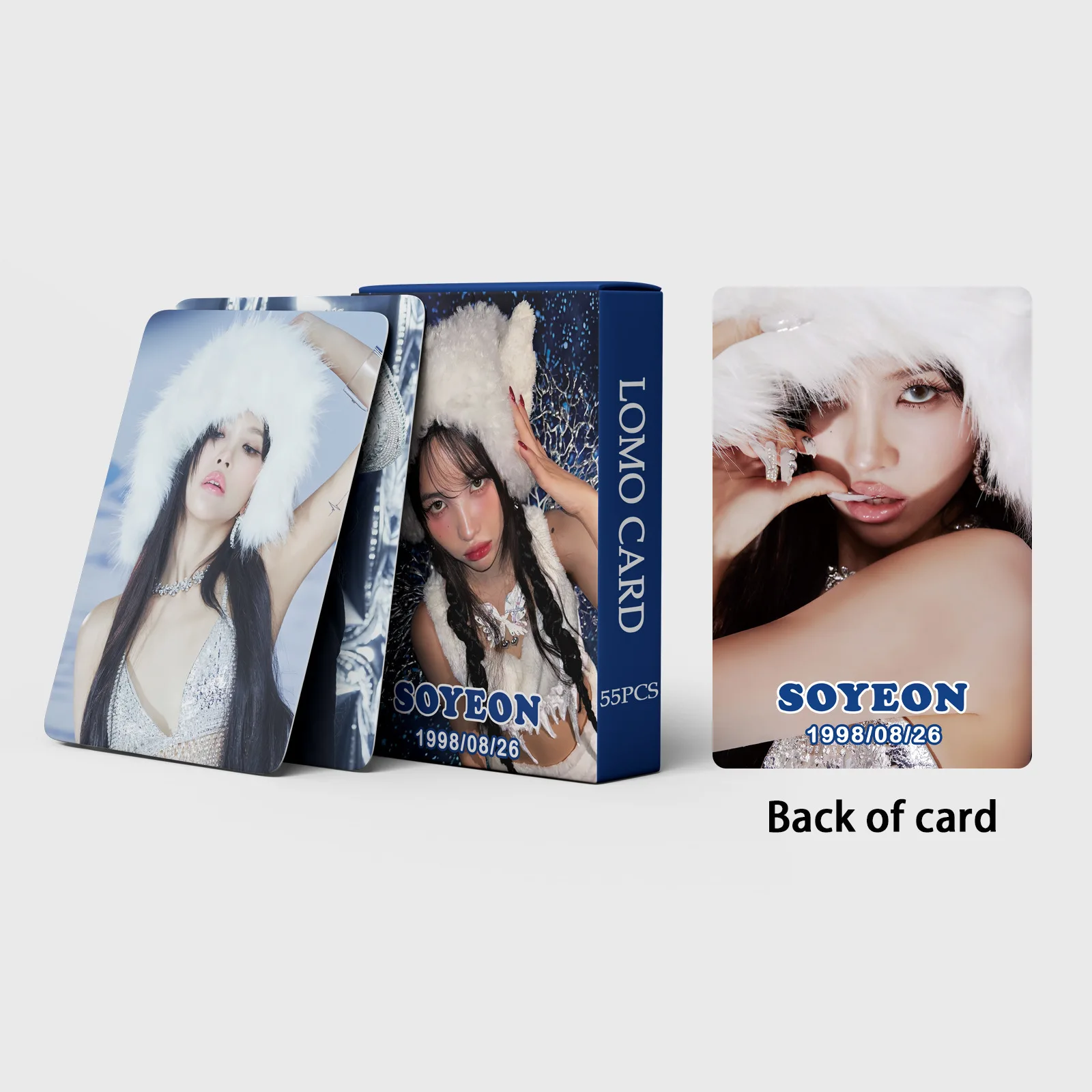 55 GIDLE Tian Xiaojuan SOYEON Cards, Quan Zhaoyan Super Lady Small Cards