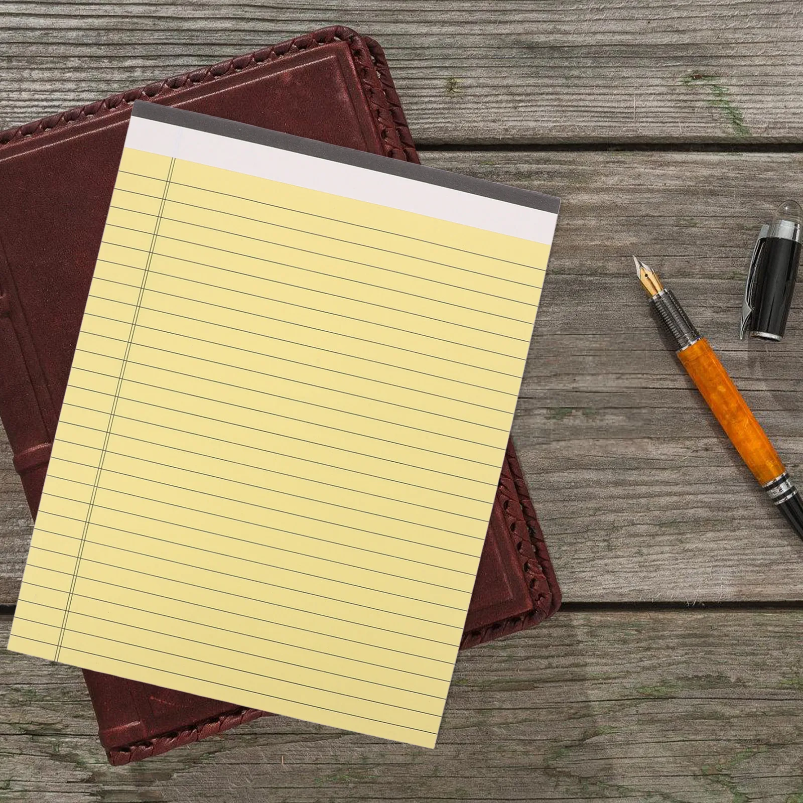 

10 шт. блокнотов для записей 20,3x28 см, 80 г/м², линованные, двусторонние, портативные, для офиса и школы, для ежедневных заметок