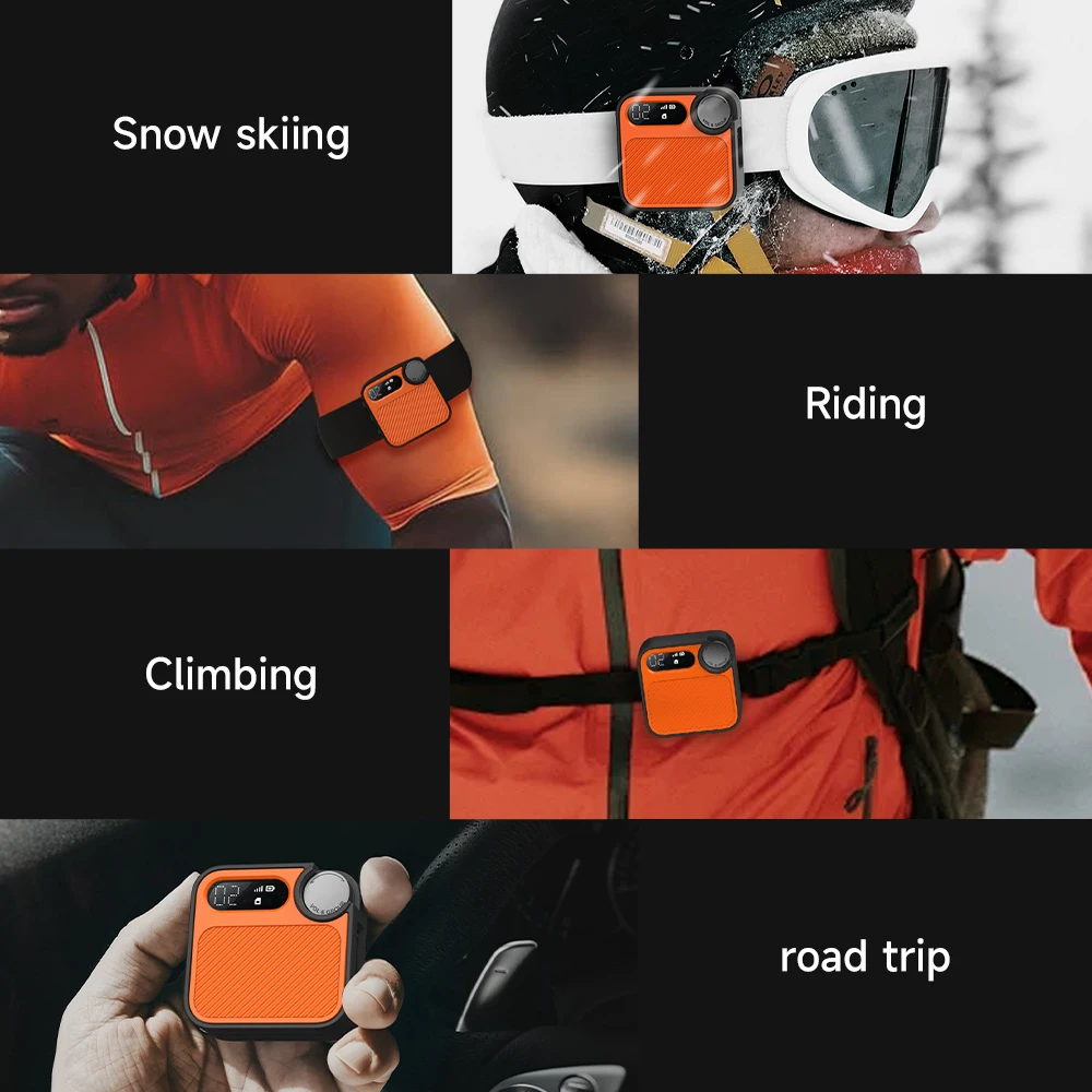 Funda Sikai de Silicona para Walkie Talkie Deportivo Xiaomi - Funda Protectora Duradera para Camping, Senderismo y Aventuras al Aire Libre