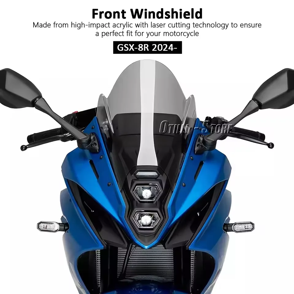 Motorcycle Accessories Windscreen Windshield Wind Shield Screen Protector For Suzuki GSX-8R GSX 8R 2024 2025