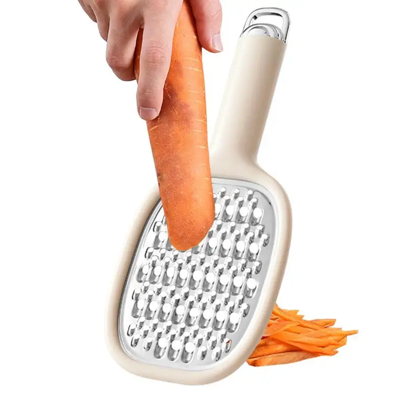 

Handheld Cheese Grater Safe Carrot Grater Ergonomic Design Efficient Portable Kitchen Tool Compact Small Cheese Grater