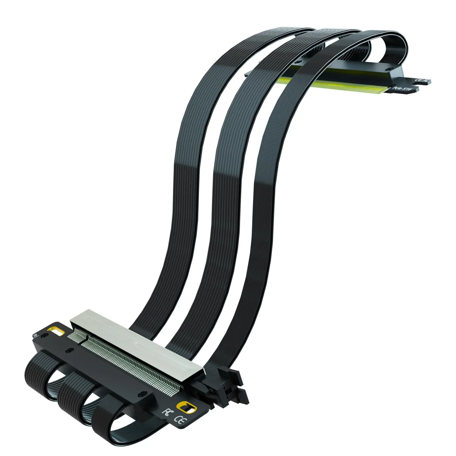 Двойной реверсивный кабель PCIE 5.0 для установки материнской платы Mini-ITX (170x170 мм), готовый графический процессор RTX5090(Ti) RX9070(XT)