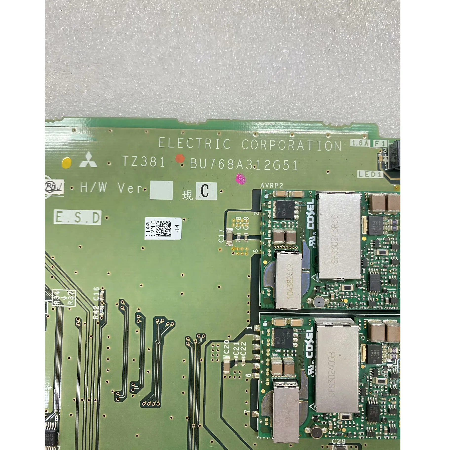 TZ381 BU768A312G51 Panel de control Con garantía