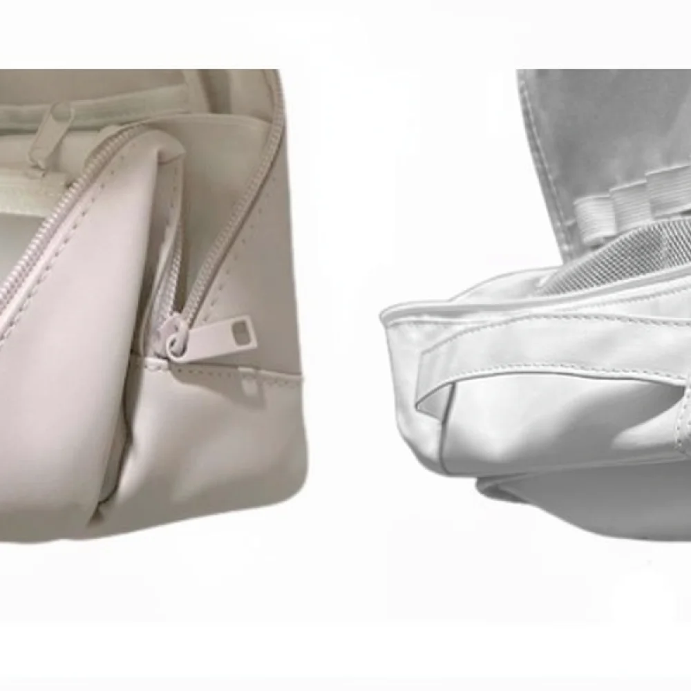 Vertical Cosmetic Case Large Capacity Makeup Bag Portable PU Leather Organizer Travel Toiletry Pouch For Women Storage