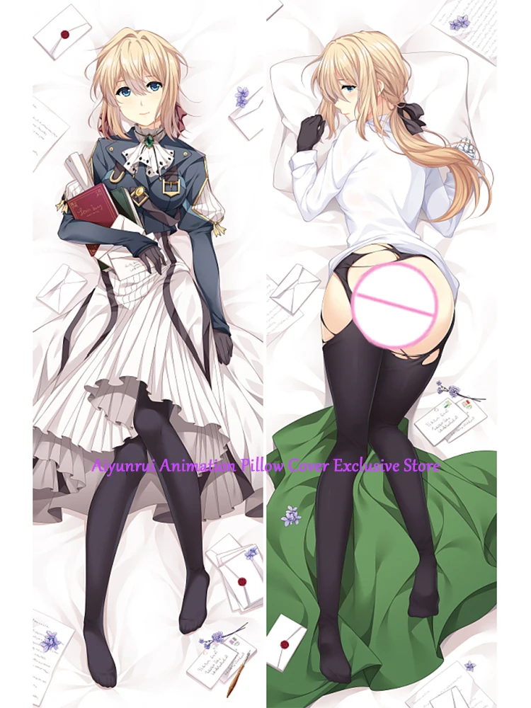 Anime Pillow Cover Dakimakura Violet Evergarden 2 Side Printed Hugging Body Pillowcase Cushion Cover Bedding Decor